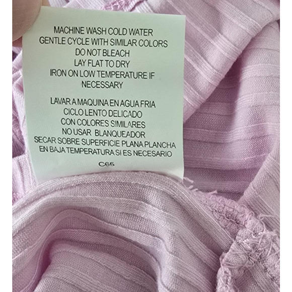 Lily Rose Short Sleeve Ruffle Dress Women's M Pink Textured Fit and Flare - Picture 7 of 14